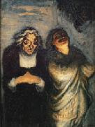 Honore  Daumier Scene from a Comedy china oil painting reproduction